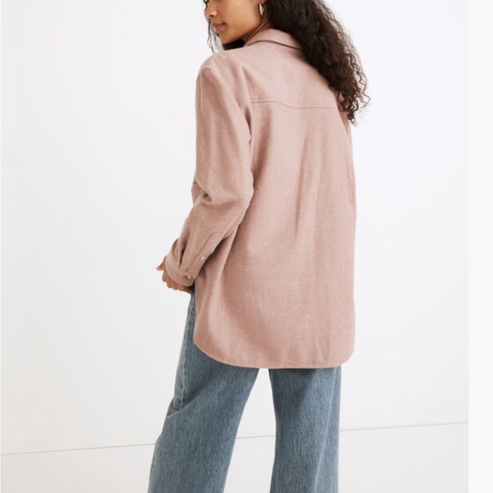 Madewell flannel Oversized Ex-Boyfriend Swing Shirt small - Picture 3 of 7